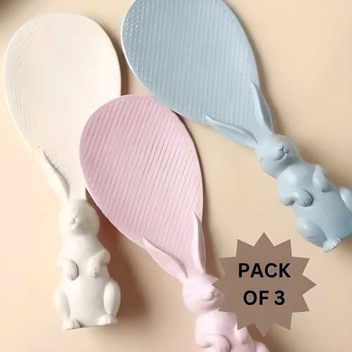 RiceRabbit™ – Non-Stick Spoon (Pack of 3)