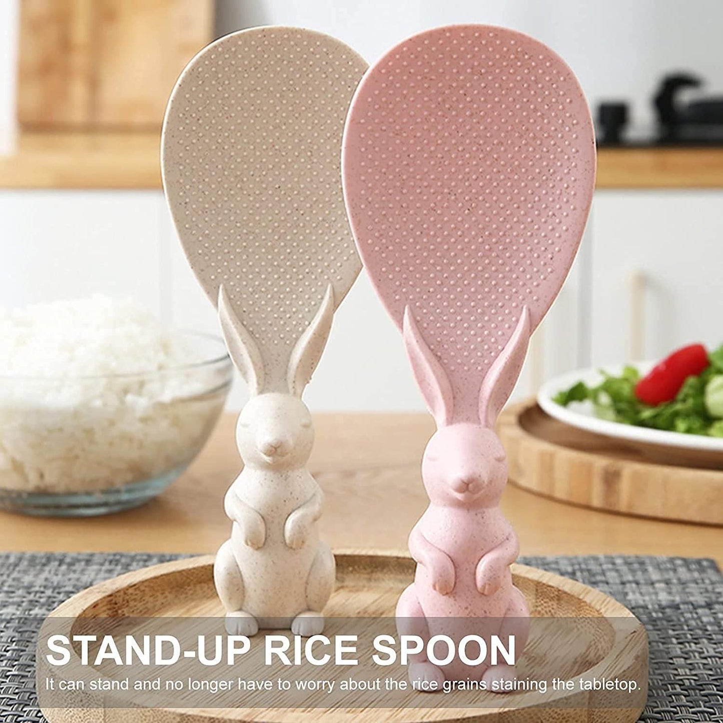 RiceRabbit™ – Non-Stick Spoon (Pack of 3)